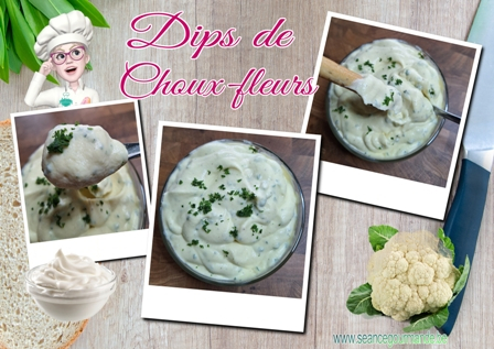 Dips de choux fleurs