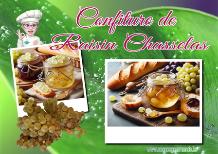 Confiture de Raisin Chasselas