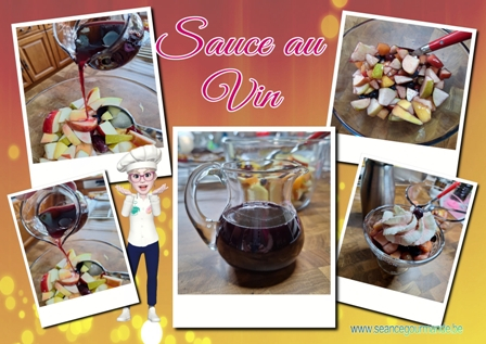 La sauce au vin