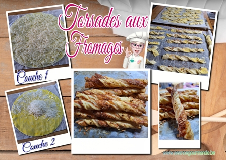 Les torsades aux fromages