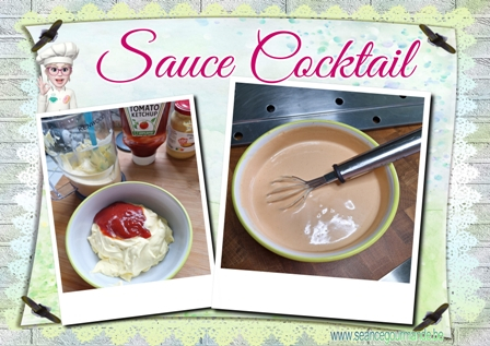 La sauce Cocktail en 2 versions