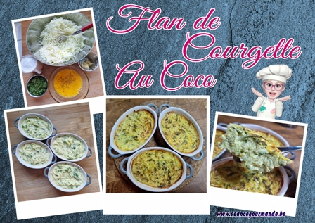 Flan de courgette au coco