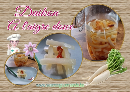 Daikon à l'aigre doux