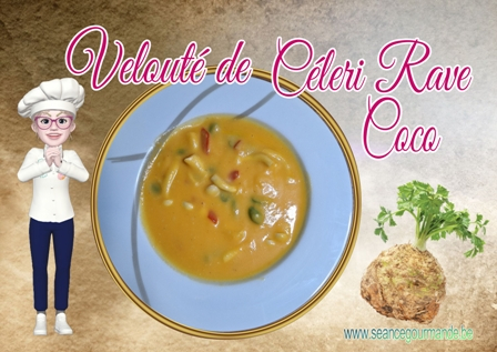 Velouté de céleri rave coco