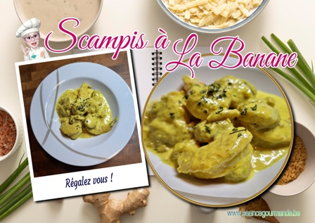 Scampis à la Banane