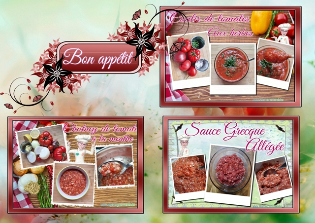 Les sauces tomates froides