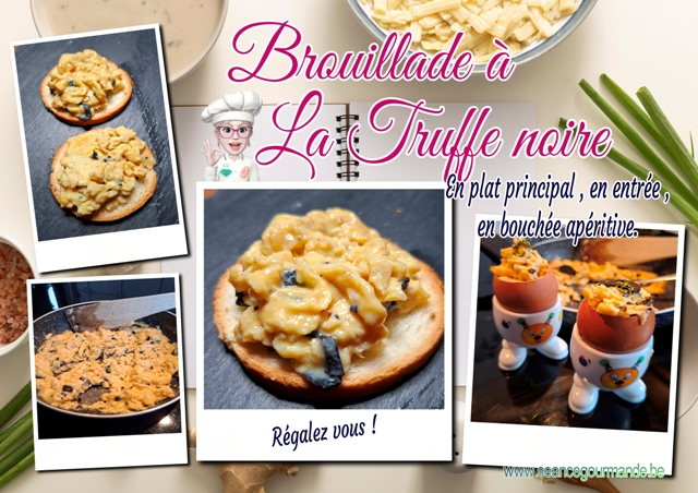 Brouillade &agrave; la truffe noire