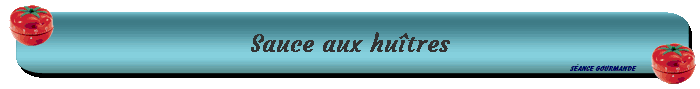 Sauce aux hutres